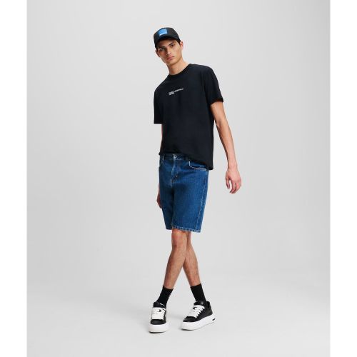Short En Jean Fuselé, , -, Taille: L28 - KL Jeans - Modalova