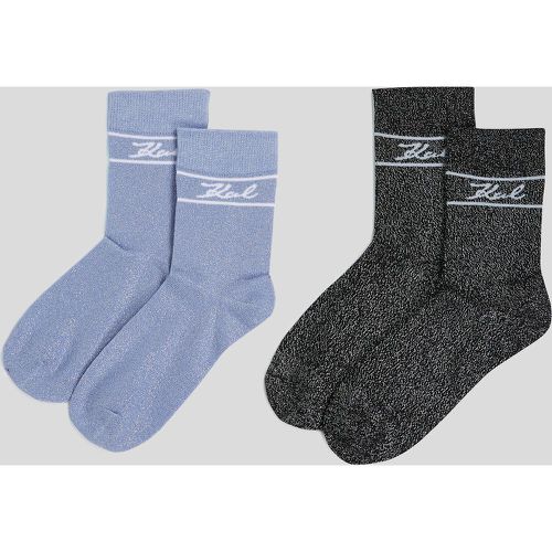 Chaussettes K/signature – Lot De 2, , , Taille: X00 - Karl Lagerfeld - Modalova