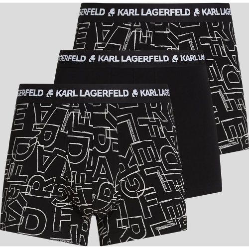 Karl Logo Trunks – 3-pack, , -, Taille: XL - Karl Lagerfeld - Modalova