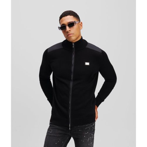 Veste En Tricot Zippée, , , Taille: L - Karl Lagerfeld - Modalova