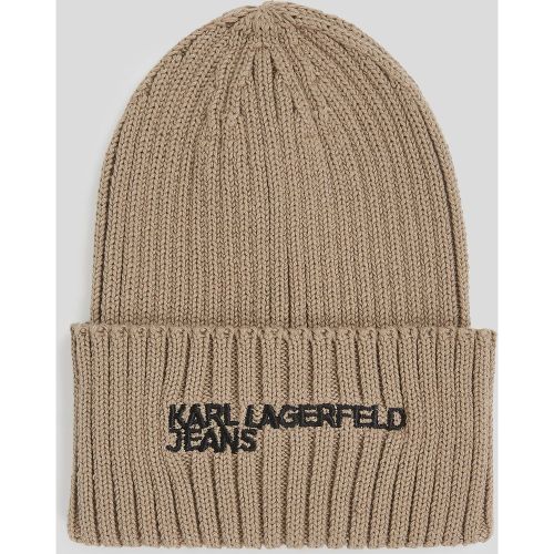 Bonnet Côtelé À Logo, , , Taille: One size - Karl Lagerfeld - Modalova
