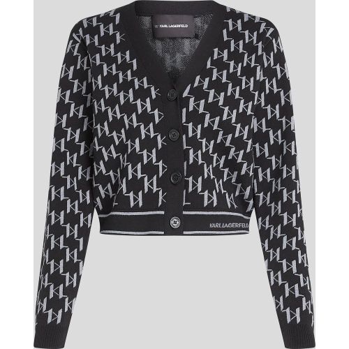 Monogram Cardigan, , , Taille: L - Karl Lagerfeld - Modalova