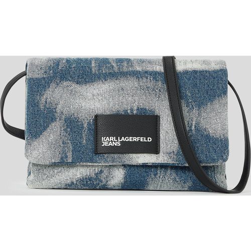 Sac Bandoulière En Denim Délavé, , , Taille: X00 - Karl Lagerfeld - Modalova