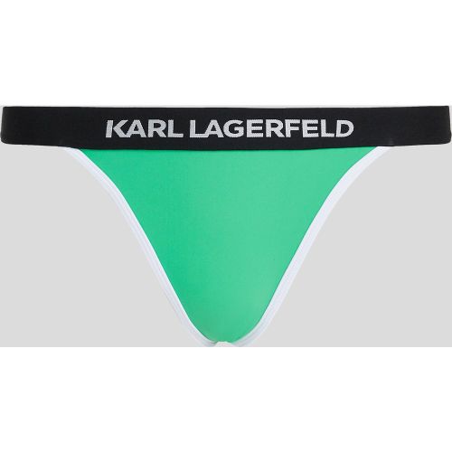 Bas De Bikini Avec Logo Karl, , Vert Été, Taille: XL - Karl Lagerfeld - Modalova