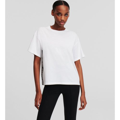 T-shirt Avec Galon À Logo Karl, , , Taille: XL - Karl Lagerfeld - Modalova