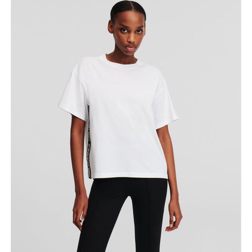 T-shirt Avec Galon À Logo Karl, , , Taille: XXS - Karl Lagerfeld - Modalova