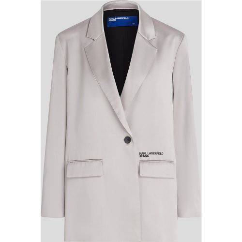 Satin Blazer, , , Taille: XL - Karl Lagerfeld - Modalova