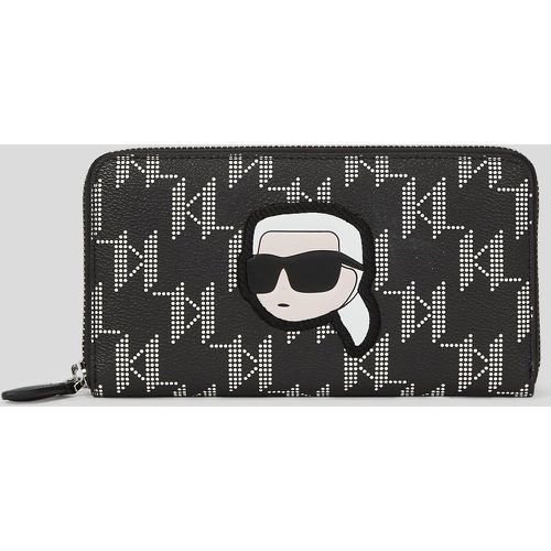 Portefeuille Ikon Monogram Continental, , , Taille: X00 - Karl Lagerfeld - Modalova