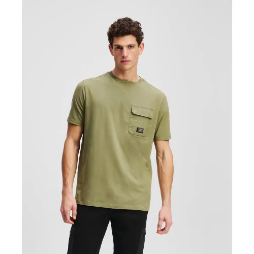 T-shirt Avec Poche À La Poitrine, , , Taille: LL - Karl Lagerfeld - Modalova