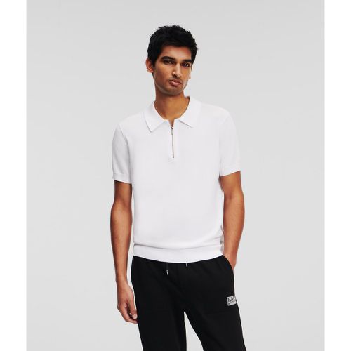 Polo En Tricot À Manches 1/2, , , Taille: L3XL - Karl Lagerfeld - Modalova