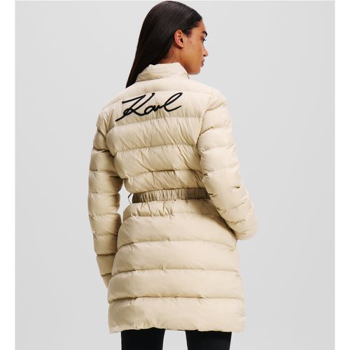 Longue Veste Matelassée Karl Signature, , , Taille: X38 - Karl Lagerfeld - Modalova