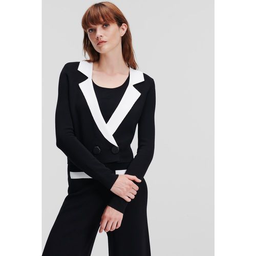 Cardigan Cropped Ajusté, , /, Taille: XL - Karl Lagerfeld - Modalova