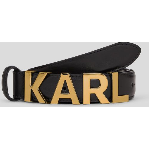 Ceinture À Lettrage Karl De Largeur Moyenne, , , Taille: X65 - Karl Lagerfeld - Modalova