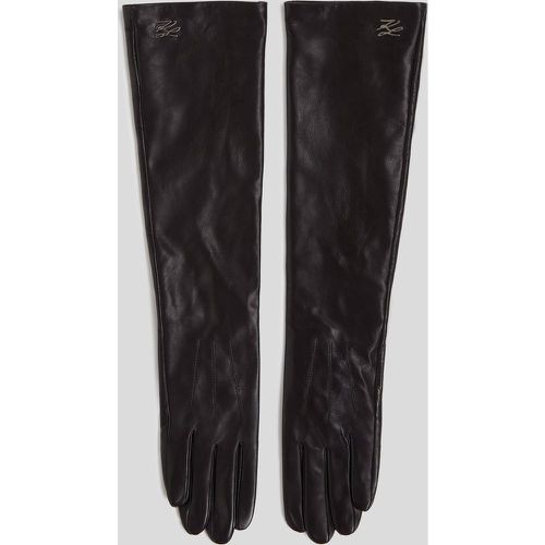 Longs Gants En Cuir K/autograph, , , Taille: XL - Karl Lagerfeld - Modalova