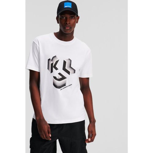 T-shirt Graphique Klj Monogram, , , Taille: XM - Karl Lagerfeld - Modalova
