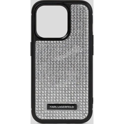 Coque Logo Karl Avec Strass Pour Iphone 16 Pro, , , Taille: L00 - Karl Lagerfeld - Modalova