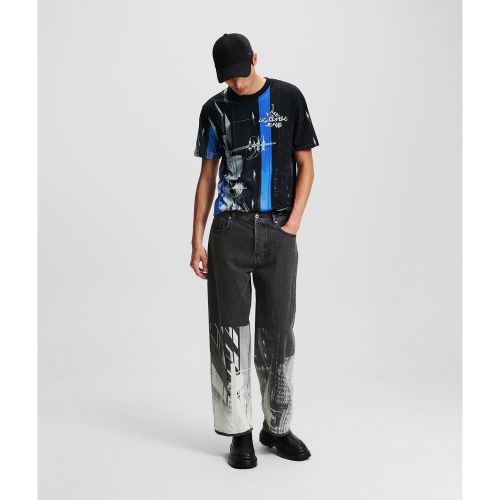 Jean Baggy Imprimé Tokyo, , , Taille: 28 - KL Jeans - Modalova