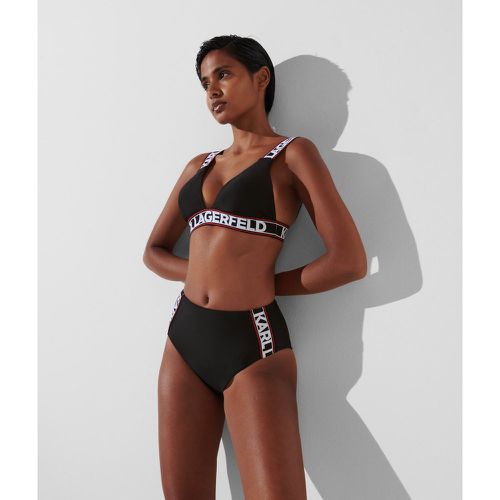 Bas De Bikini Taille Haute Avec Logo Essential Karl, , , Taille: XL - Karl Lagerfeld - Modalova