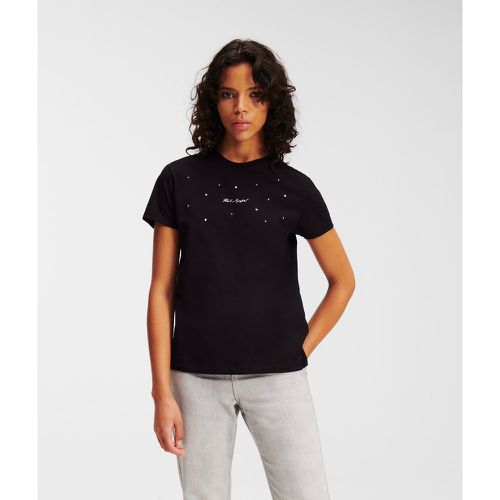 T-shirt En Strass, , , Taille: XL - Karl Lagerfeld - Modalova