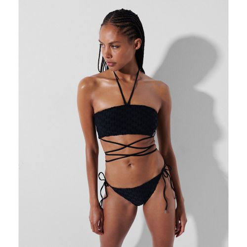 Bas De Bikini String Monogram, , , Taille: L - Karl Lagerfeld - Modalova