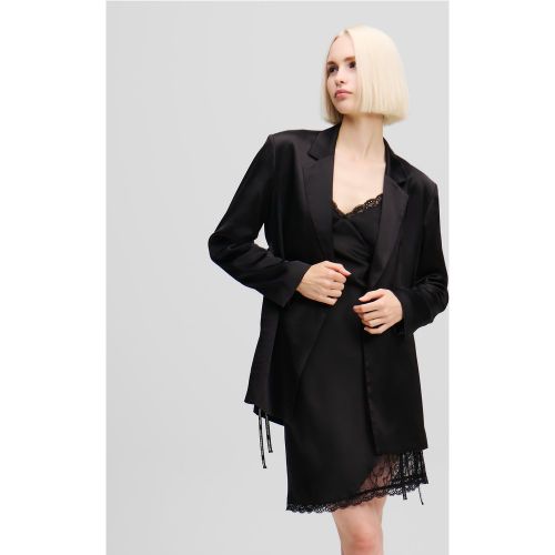 Blazer En Satin, , , Taille: L - Karl Lagerfeld - Modalova