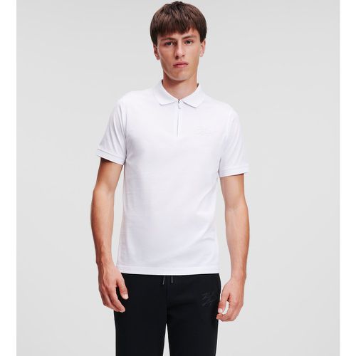 Polo Avec Fermeture Zippée, , , Taille: L3XL - Karl Lagerfeld - Modalova