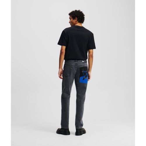 Jean Imprimé Droit, , , Taille: W28 L30 - Karl Lagerfeld - Modalova