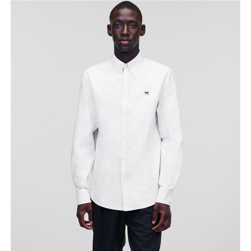 Chemise En Popeline Karl Ikonik, , , Taille: XXS - Karl Lagerfeld - Modalova