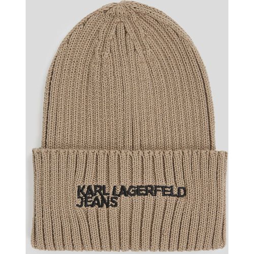 Bonnet Côtelé À Logo Klj, , , Taille: X00 - Karl Lagerfeld - Modalova