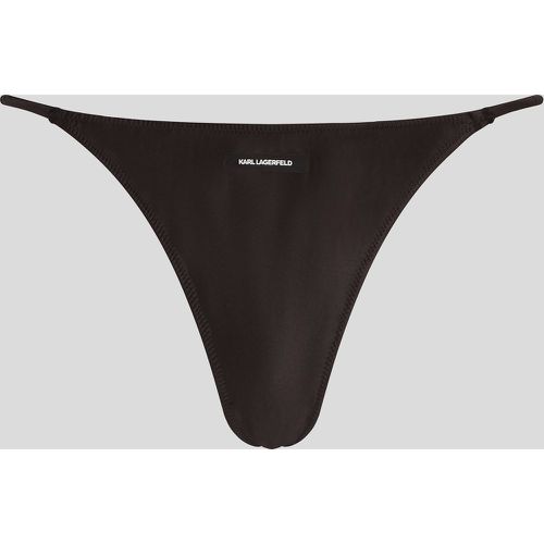 Tanga En Satin Avec Logo Karl, , , Taille: XL - Karl Lagerfeld - Modalova