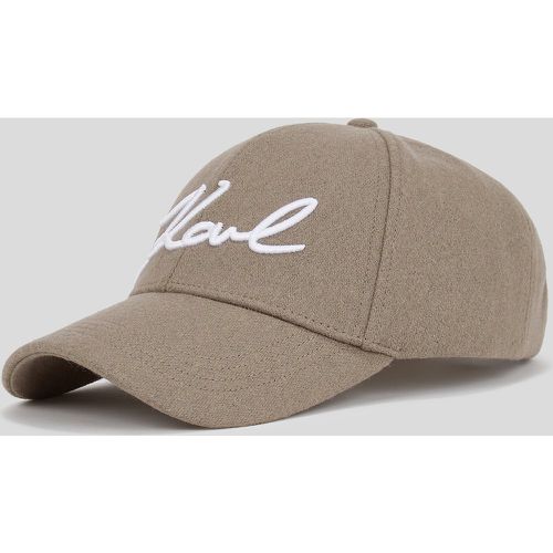 Casquette En Laine K/ Signature, , , Taille: X00 - Karl Lagerfeld - Modalova