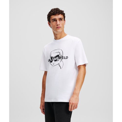 T-shirt Graphique Ikon, , , Taille: XL - Karl Lagerfeld - Modalova