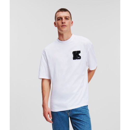 T-shirt Initiale K Esprit Universitaire, , , Taille: XXS - Karl Lagerfeld - Modalova