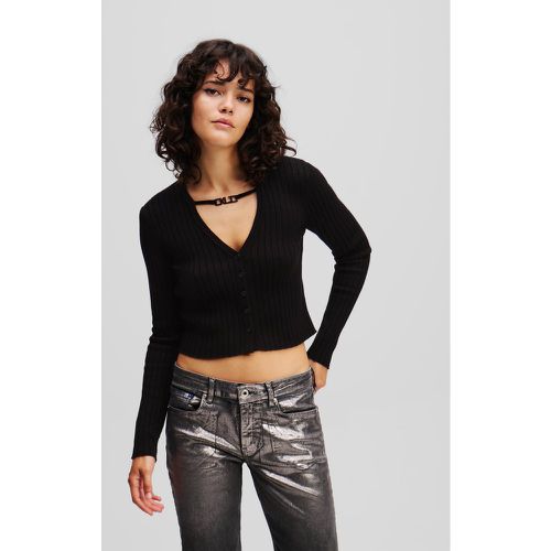 Cardigan Cropped, , , Taille: XL - Karl Lagerfeld - Modalova