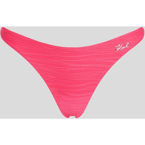 Ribbed Bikini Bottoms, , , Taille: L - Karl Lagerfeld - Modalova