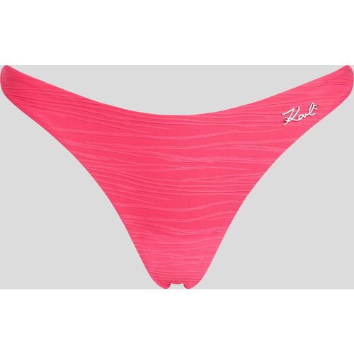 Ribbed Bikini Bottoms, , , Taille: XL - Karl Lagerfeld - Modalova