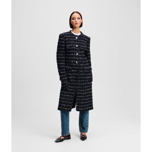 Manteau Long En Bouclé, , , Taille: 34 - Karl Lagerfeld - Modalova