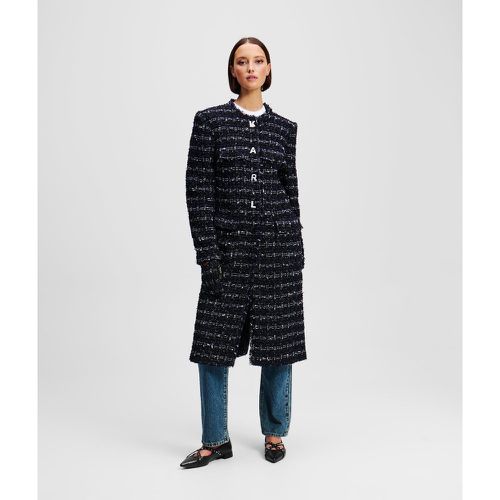 Manteau Long En Bouclé, , , Taille: X38 - Karl Lagerfeld - Modalova