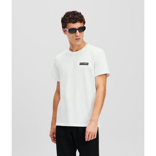 T-shirt Avec Écusson En Caoutchouc, , , Taille: XL - Karl Lagerfeld - Modalova