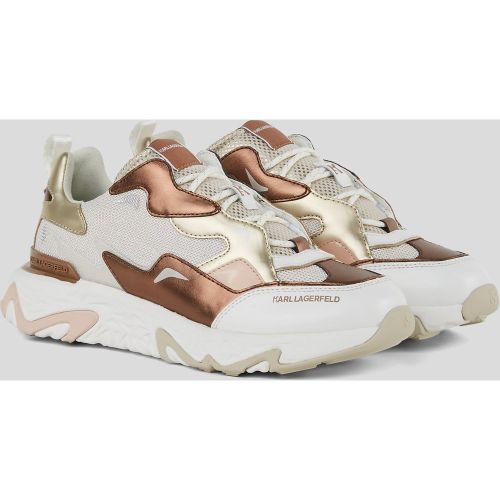 Baskets En Cuir Métallisé Blaze Strike, , , Taille: 35 - Karl Lagerfeld - Modalova
