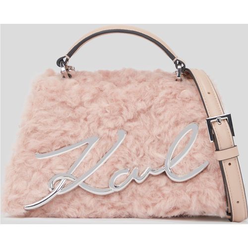 Sac Bandoulière En Shearling K/signature, , , Taille: X00 - Karl Lagerfeld - Modalova