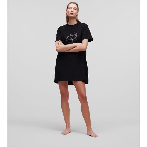 Robe T-shirt De Pyjama K/ikonik, , /, Taille: XM - Karl Lagerfeld - Modalova
