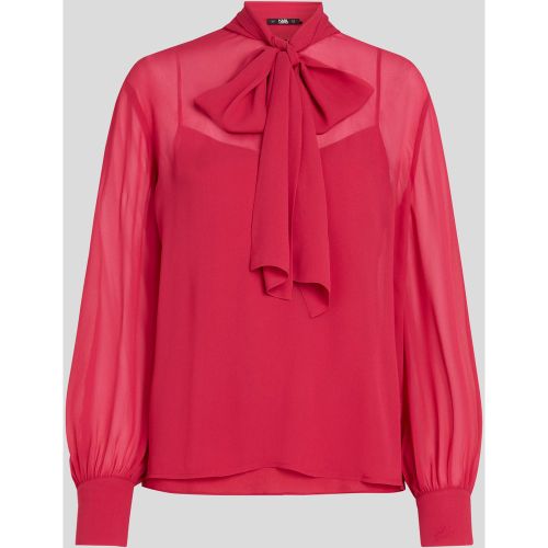 Chemisier À Nœud, , , Taille: 34 - Karl Lagerfeld - Modalova