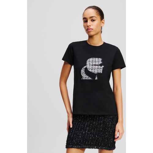 T-shirt Karl Kameo En Bouclé, , , Taille: XL - Karl Lagerfeld - Modalova