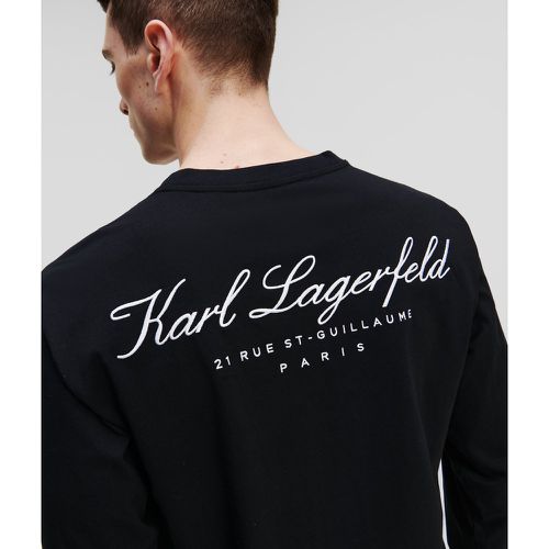 T-shirt À Manches Longues Hotel Karl, , , Taille: XL - Karl Lagerfeld - Modalova