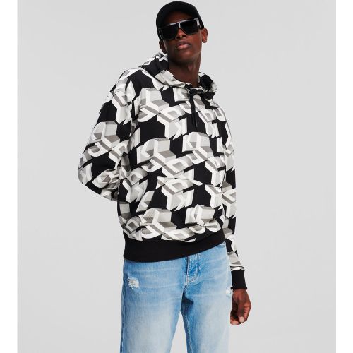 Sweat À Capuche Monogram, , , Taille: L - KL Jeans - Modalova