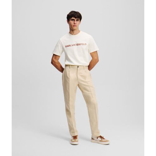 Pantalon De Costume En Lin, , , Taille: 46 - Karl Lagerfeld - Modalova