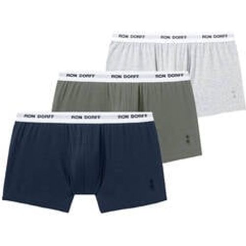 Pack de 3 boxers homme en coton Underwear - RON DORFF - Modalova