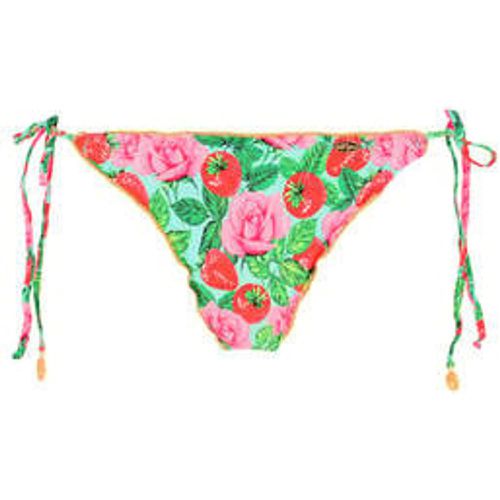 Bas de maillot de bain slip brésilien lacets Strawberry Fields - LULI FAMA - Modalova