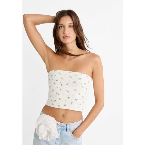 Top bandeau imprimé XS - Stradivarius - Modalova